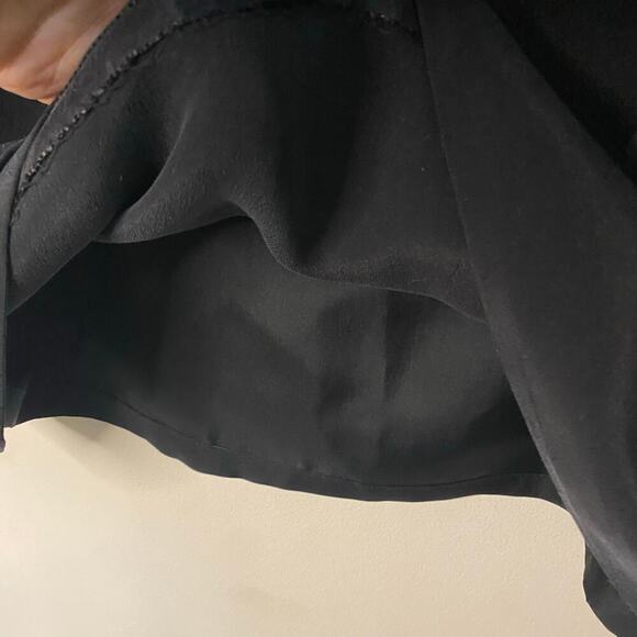 August Silk Black Tank Little Black Dress Size 12 Y2K Classic Whimsigoth Goth - Picture 5 of 15